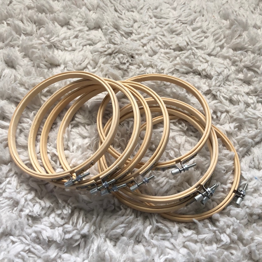6” embroidery hoops